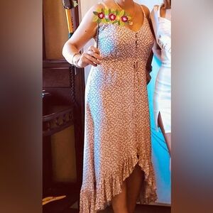 Rails Pink Floral Button-Down Dress